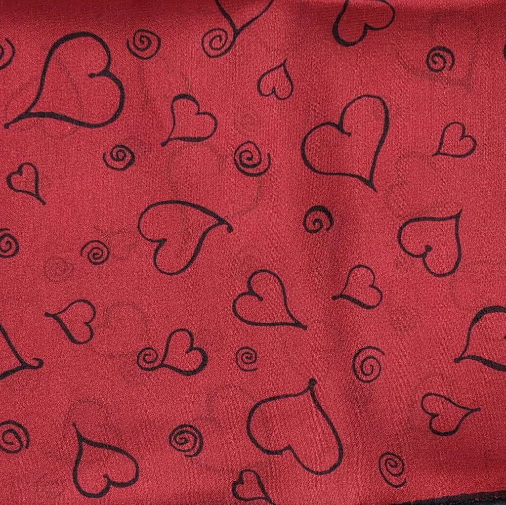 Nordstrom Classiques Entier Open Hearts Silk Neck Scarf